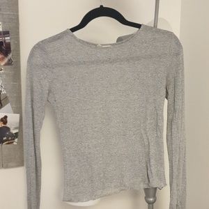 T-shirt belled cuffs with slit